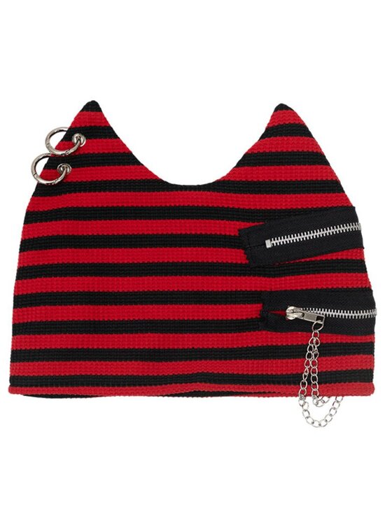 NEW ACDC RAG - Dark Abyss Cat Ear Beanie Hat - Picture 2 of 5